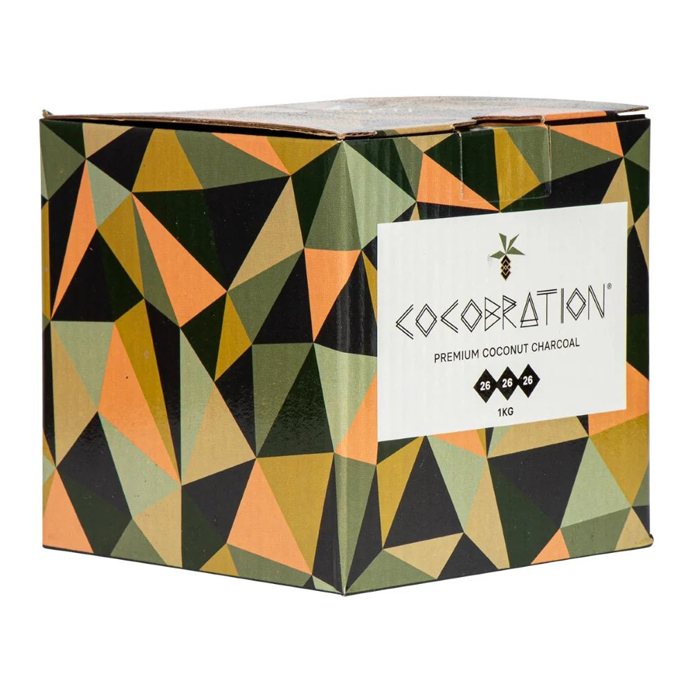 Cocobration 26x26x26 mm kokoskul til vandpibe med kraftig varme