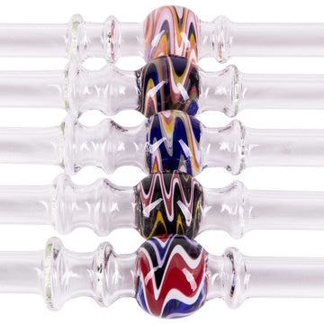 Amy Deluxe Glasmundstykke 40cm - Amy Shop - Mundstykke lavet af glas til vandpibe, fås i flere farver