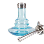 Lille Lulu vandpibe med detaljeret glas vase
