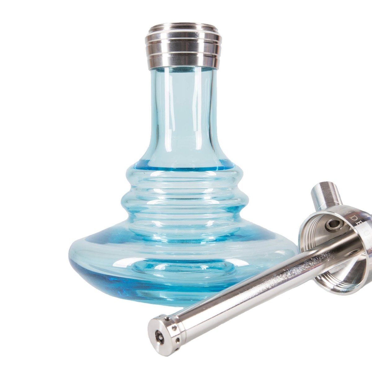Lille Lulu vandpibe med detaljeret glas vase