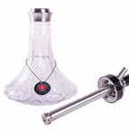 Lucid S vandpibe med glas vase