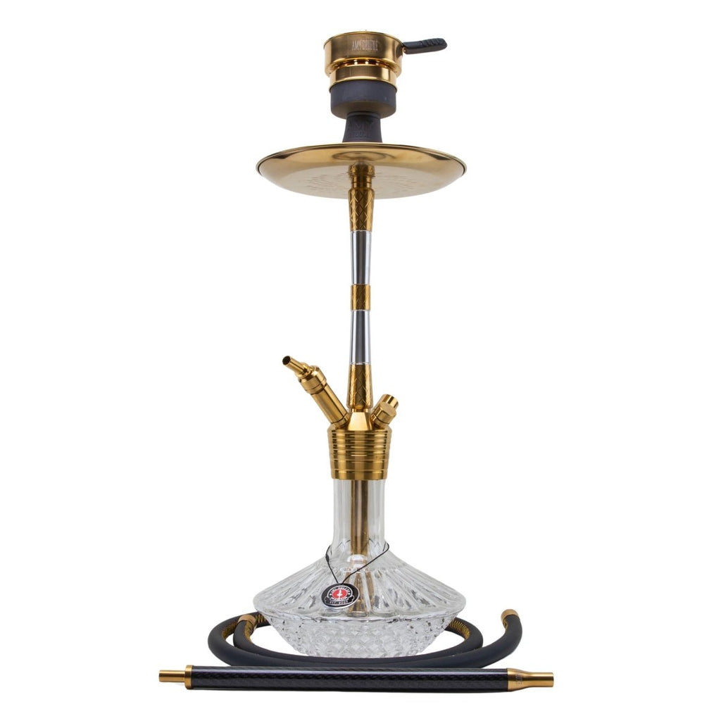 Luksus vandpibe med guld og sølv elementer