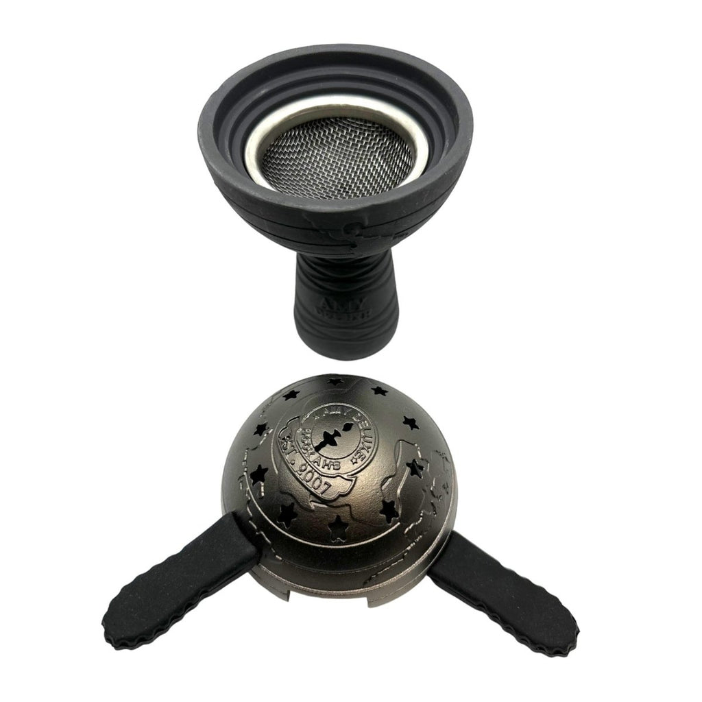 AMY Sten Globe Set TTST030 med flere vandpibehoveder