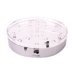Rundt LED-lys diameter 20 cm til vandpibe