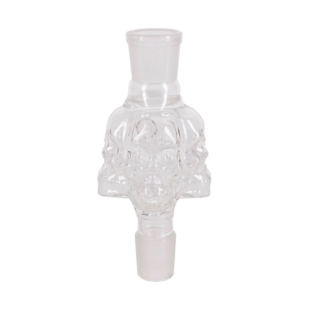 Glas molassfanger med kranie-design