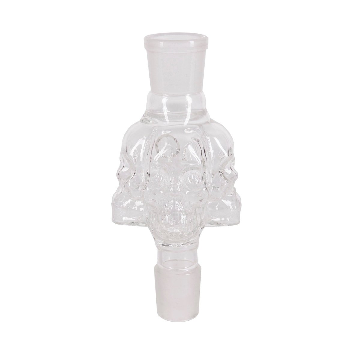 Glas molassfanger med kranie-design