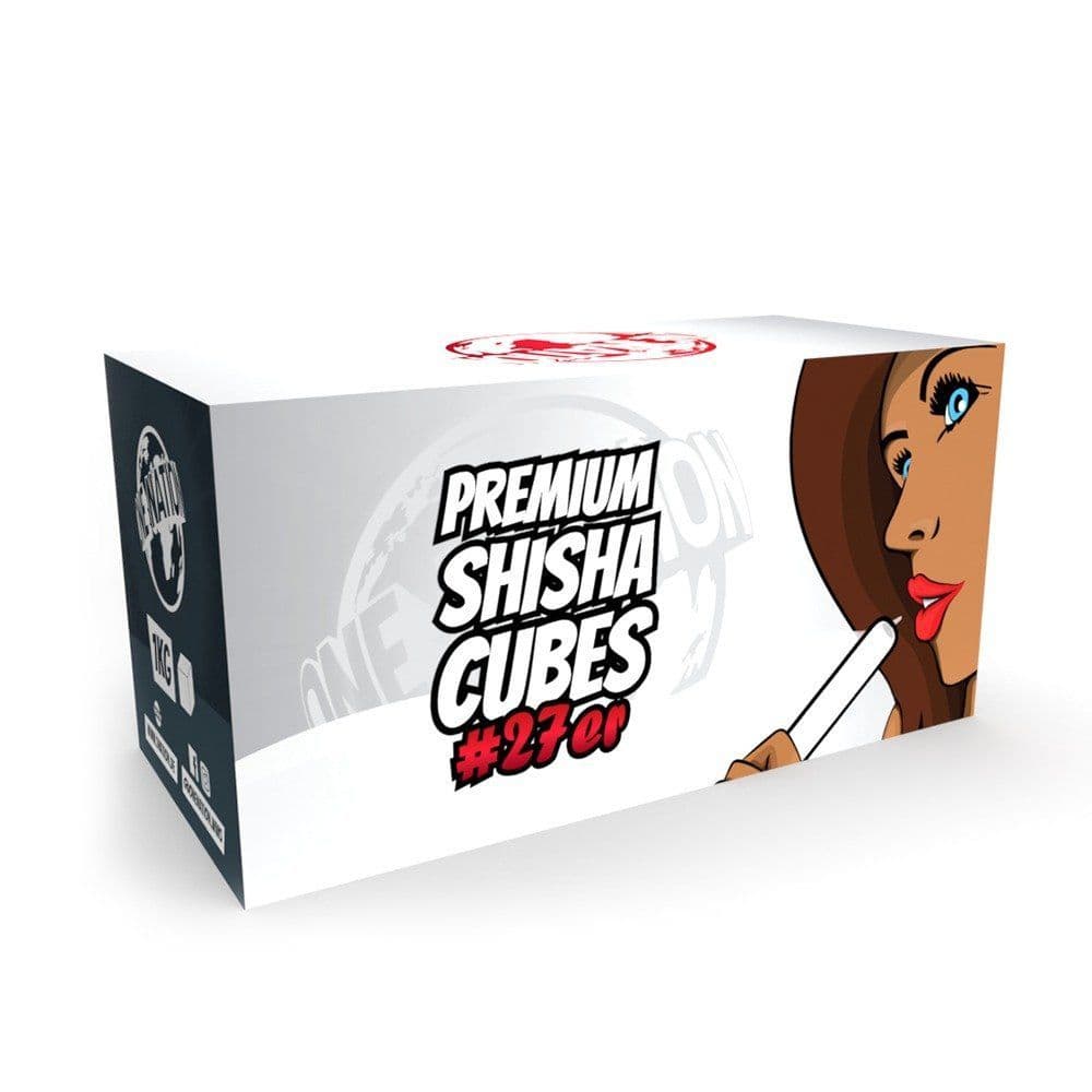 One Nation - Premium Shisha Cubes #27 Kul - Amy Shop - Kokoskul til vandpibe i 27mm