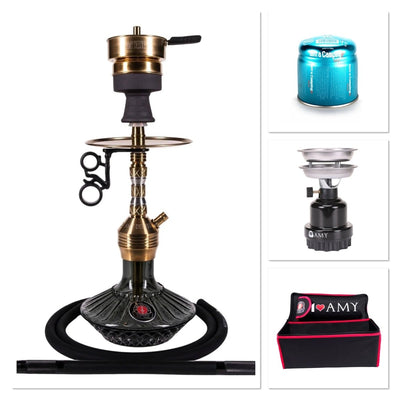 Pakketilbud 5 - Amy Shop - Pakketilbud med vandpibe gas kultænder, gas og taske