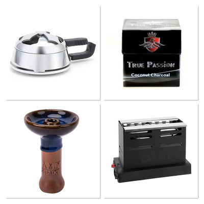 Pakketilbud 8 - Amy Shop - Pakketilbud med hoved, varmeregulator, kul og kultænder