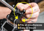 Hookah mundstykke med ergonomisk vinkling