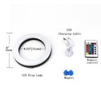 LED-ring til vandpibe med farveskift og lyseffekter
