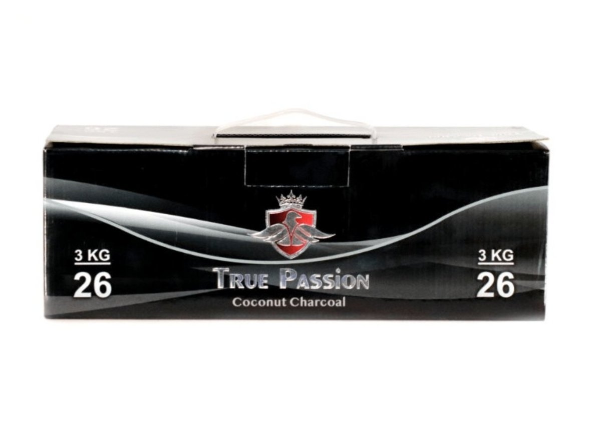 3 kg vandpibekul fra True Passion - Naturligt kokoskul til vandpibe.