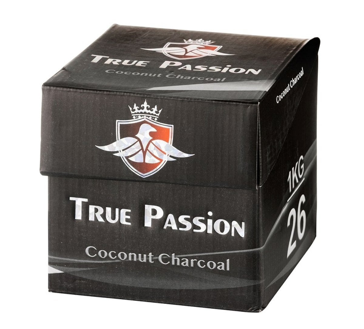True Passion Kul – naturligt trækul af kokosnøddeskaller til vandpibe