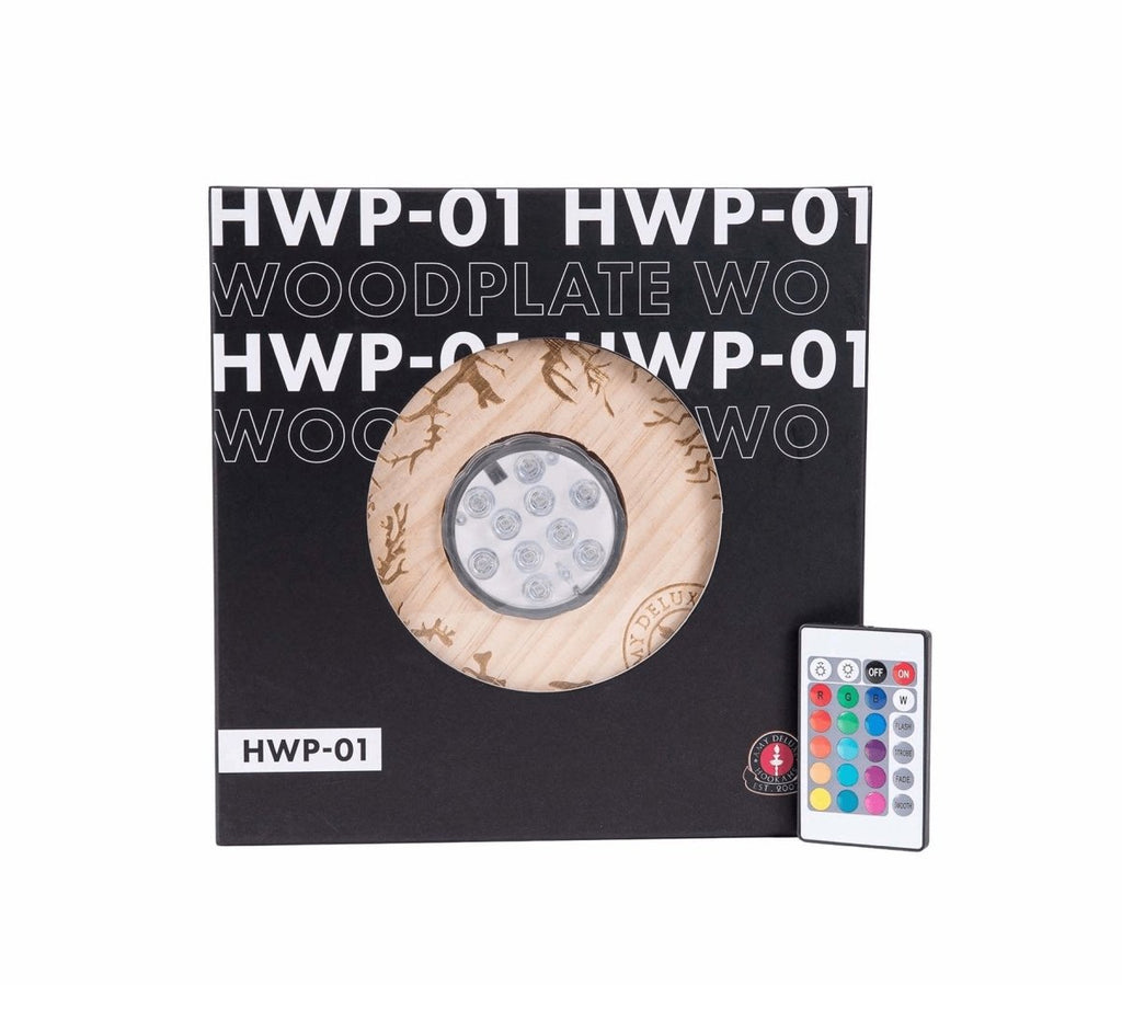Vandpibe underlag med LED-lys