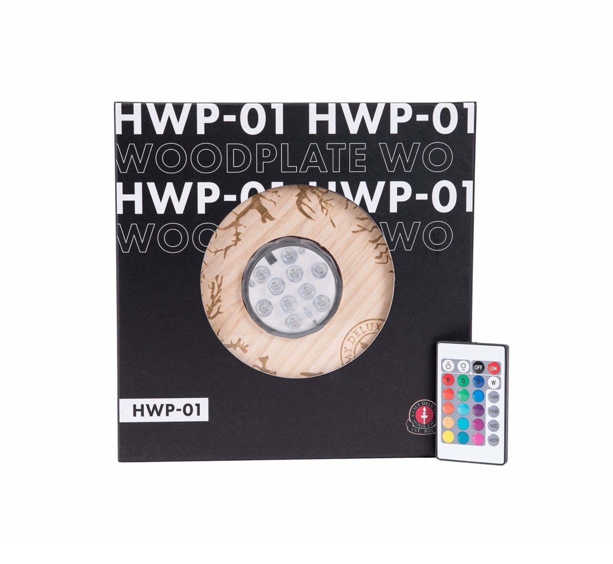 Vandpibe underlag med LED-lys
