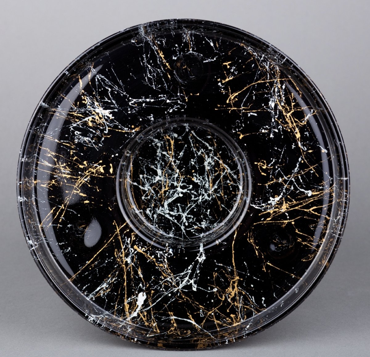 Vandpibe coaster med LED lys sort