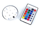 Vandpibe coaster med LED-lys – Picasso White