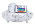 Venoz LED T1 Picasso White glascoaster til vandpibe